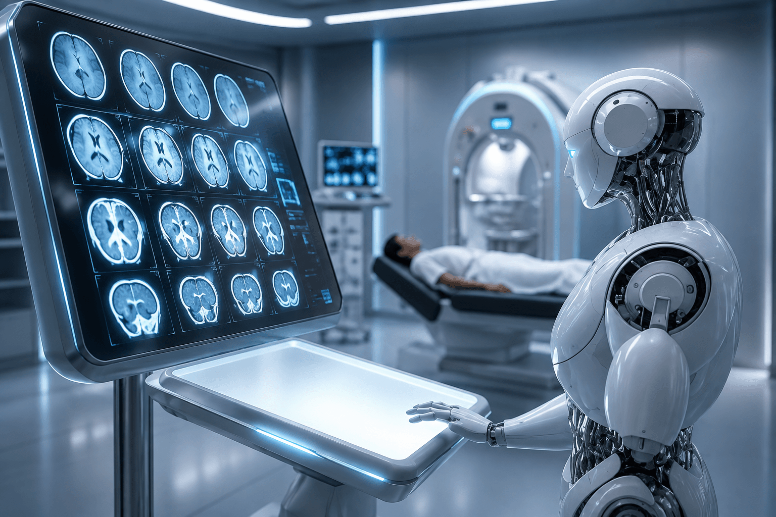 AI-driven diagnostics reducing analysis time by 60%.
